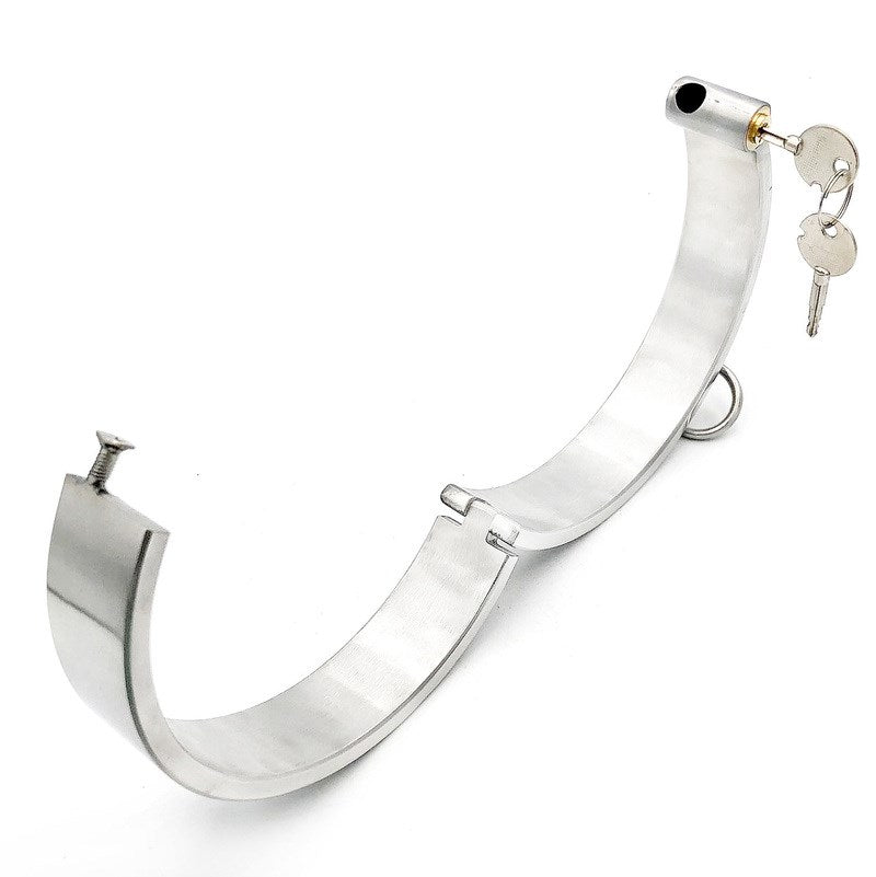 Hells Couture Round Bar Collar - Exquisite BDSM Jewelry - Steel Sex Toys