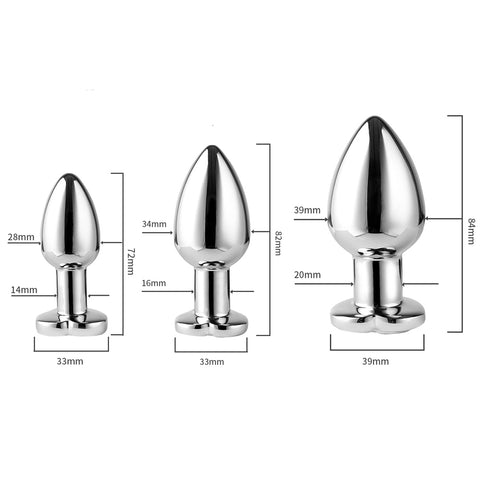 App Controlled Light Up Rainbow LED Anal Plug by BDStyle - Butt Plugs