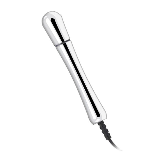 Bipolar Metal Electric Shock Butt Plug - W