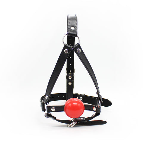 Ball Gag Head Harness Bondage Gag by BDStyle - Bondage Gags and Bits