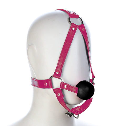 Ball Gag Head Harness Bondage Gag by BDStyle - Bondage Gags and Bits