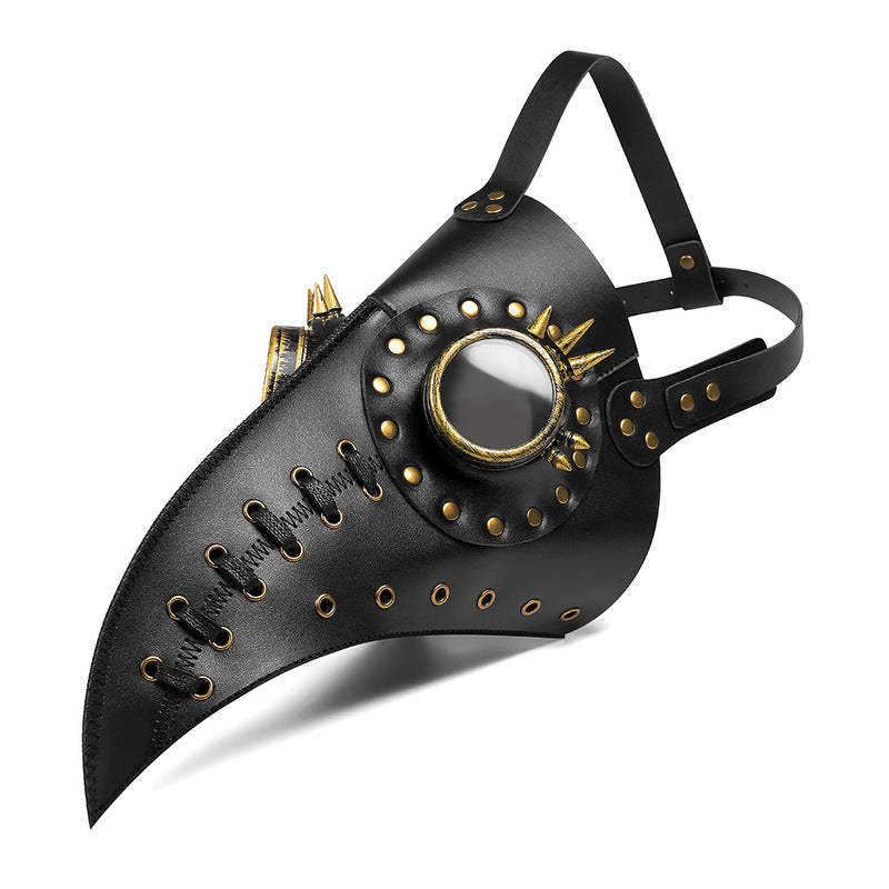 BDStyle Steampunk Stitch Rivets Beak Mask - Masks And Blindfolds