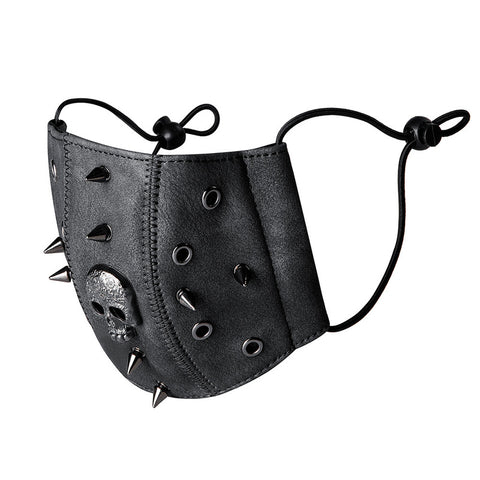 Steampunk Skull Rivets Adjustable Mask by BDStyle - Masks And Blindfolds