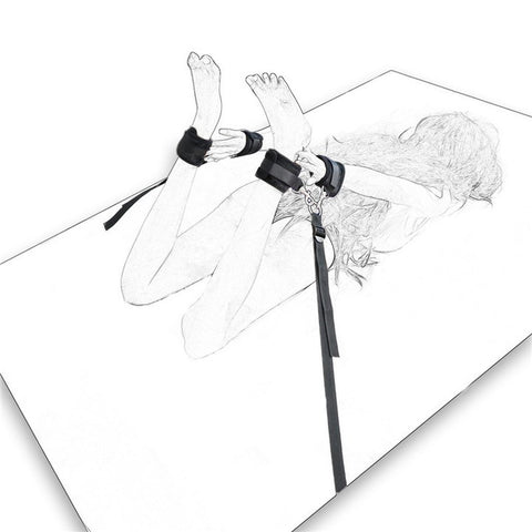 Bed Adjustable Bondage Restraint Kit by BDStyle - Cuffs and Restraints