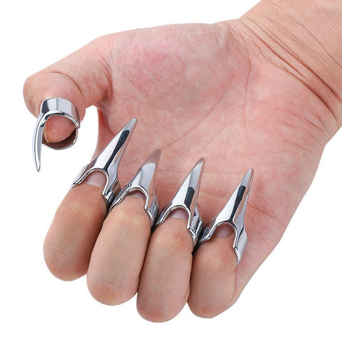 Finger Claw Stainless Steel Finger Ring by BDStyle - Steel Sex Toys