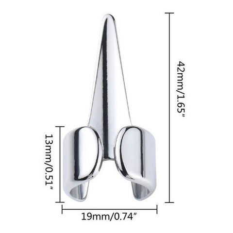 Finger Claw Stainless Steel Finger Ring by BDStyle - Steel Sex Toys