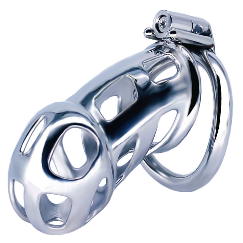 Cobra Metal Chastity Cage Device by BDStyle - Male Chastity