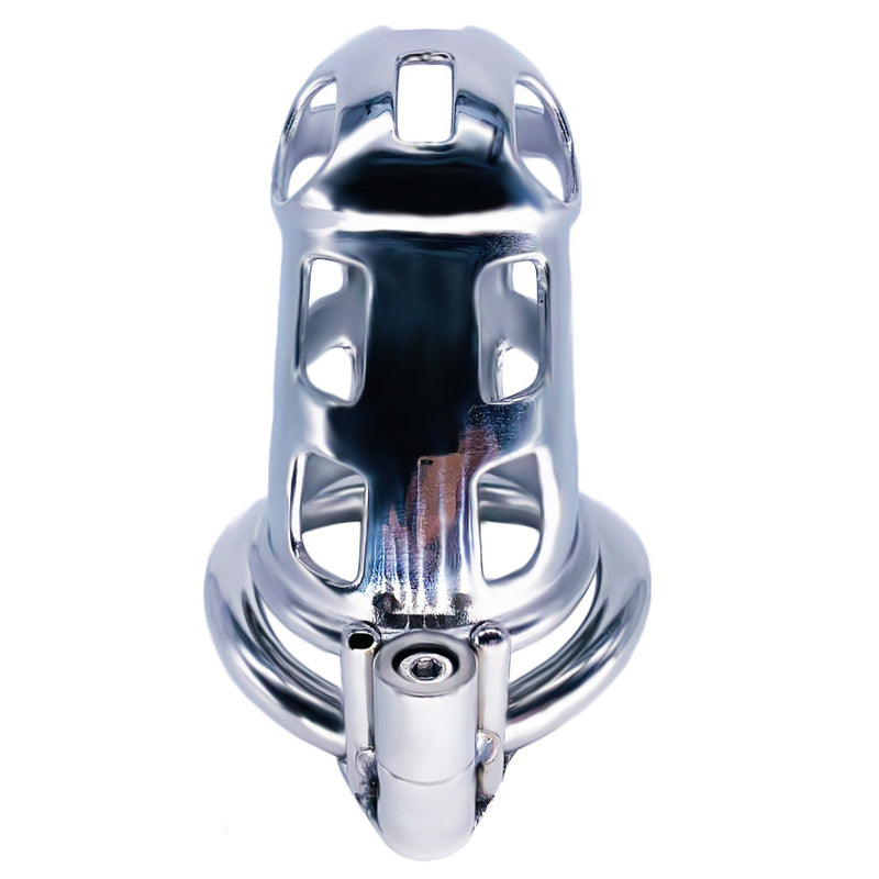 Cobra Metal Chastity Cage Device by BDStyle - Male Chastity