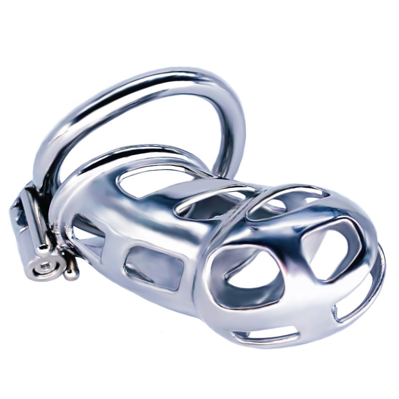 Cobra Metal Chastity Cage Device by BDStyle - Male Chastity