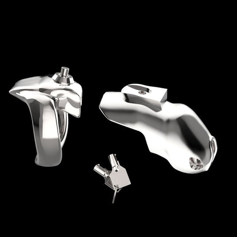 Super Max Steel Male Chastity Cage by BDStyle - Male Chastity