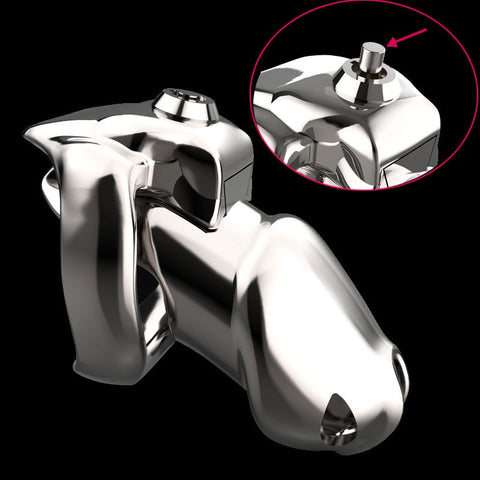 Super Max Steel Male Chastity Cage by BDStyle - Male Chastity