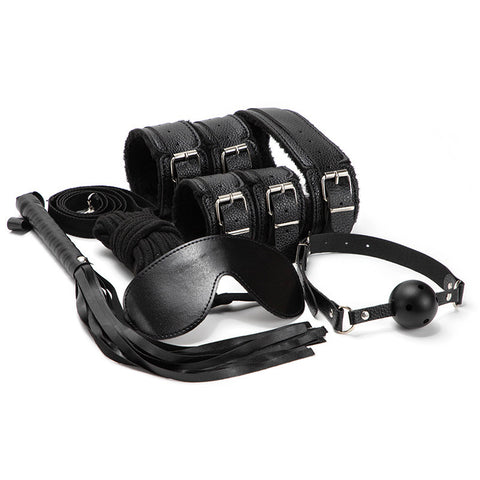 Plush SM 7 Pieces Bondage Kit By BDStyle - Bondage Kits