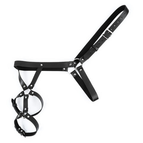 One Shoulder Strap Body Chest Half Harness Belt by BDStyle - Cuffs And Restraints