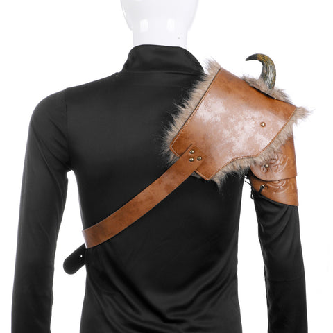 Mens Horned Shoulder Armor Fetish Wear by BDStyle - Cuffs And Restraints