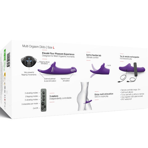 Orgasm Vibrating Strap On Dildo by Strap-on-me - Strap On Sextoys