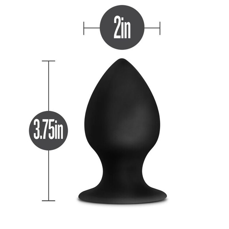 Anal Adventures Platinum Silicone Anal Stout Plug - Butt Plugs