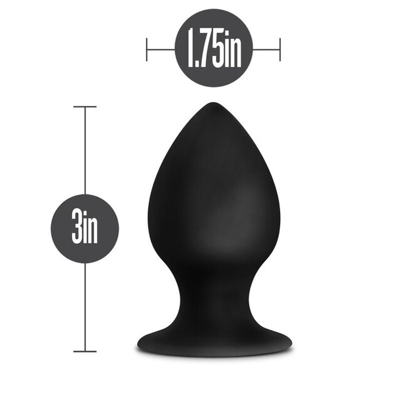 Anal Adventures Platinum Silicone Anal Stout Plug - Butt Plugs