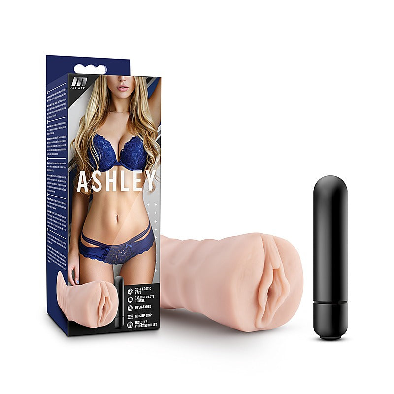 M for Men Ashley Vanilla Masturbator by Blush Novelties - Masturbators and Strokers