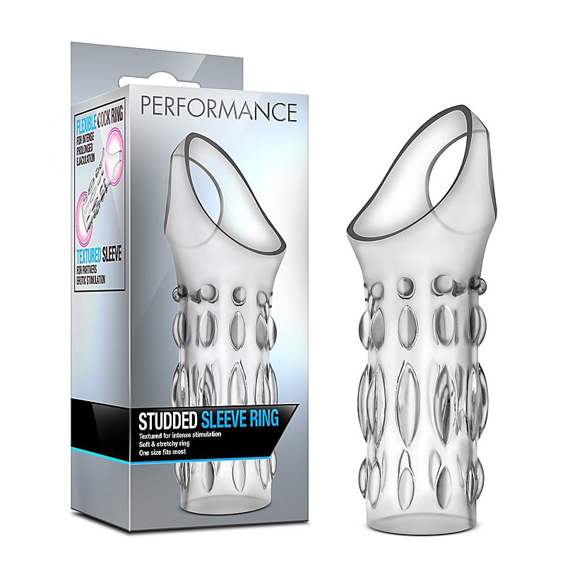 Performance Studded Sleeve Ring by Blush Novelties - Pumps, Extenders and Sleeves