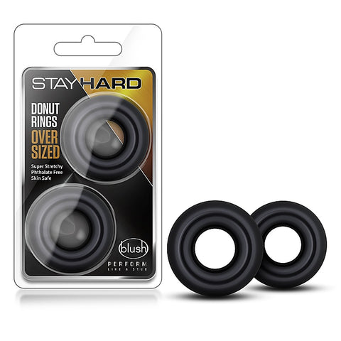 Stay Hard Donut Rings Oversized by Blush Novelties - Cock Ring Sets