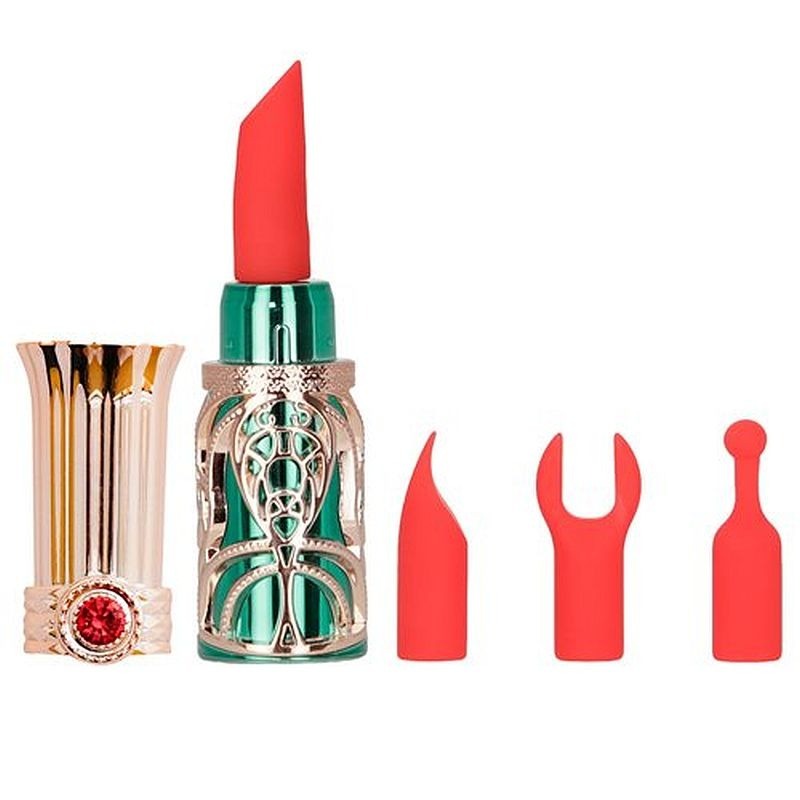 Emerald Kiss 1 Lipstick Vibrator by BMS Factory - Bullet Vibrators