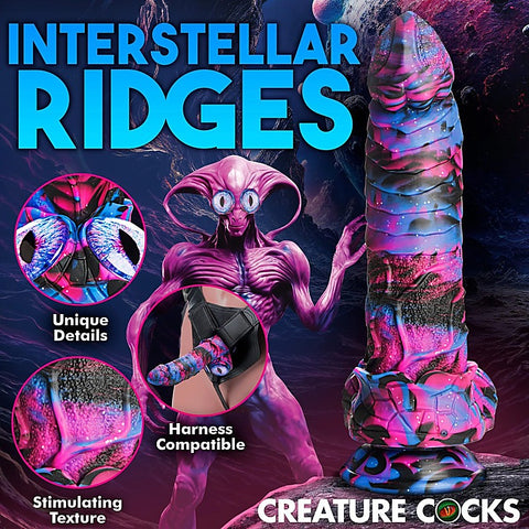Alienoid Realistic Fantasy Silicone Dildo by XR Brands - Realistic Dildos