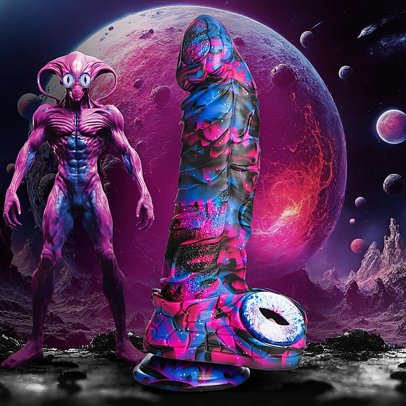 Alienoid Realistic Fantasy Silicone Dildo by XR Brands - Realistic Dildos