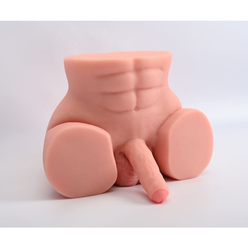 Lorenzo Male Torso with Cock and Balls by Doc Johnson - Masturbators and Strokers