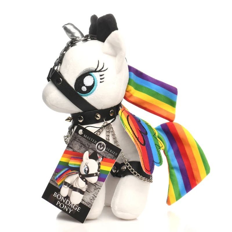 Raven Bondage Pony Party Gift by XR Brands - Party Gifts and Novelties