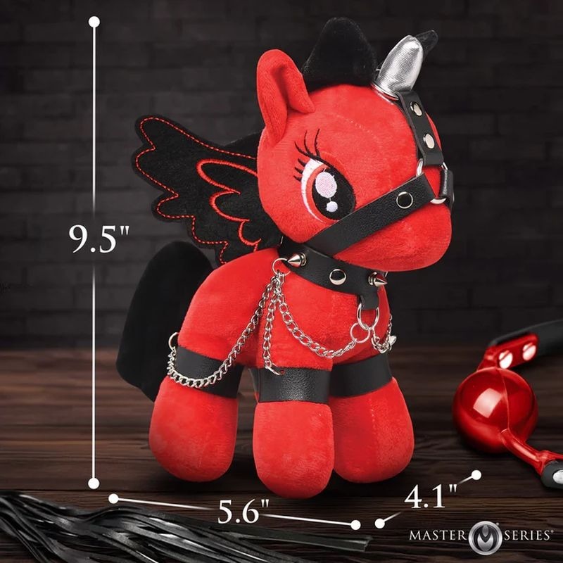 Scarlet Chainheart Bondage Pony Party Gift by XR Brands - Party Gifts and Novelties