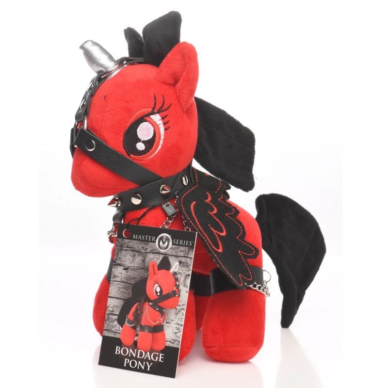 Scarlet Chainheart Bondage Pony Party Gift by XR Brands - Party Gifts and Novelties
