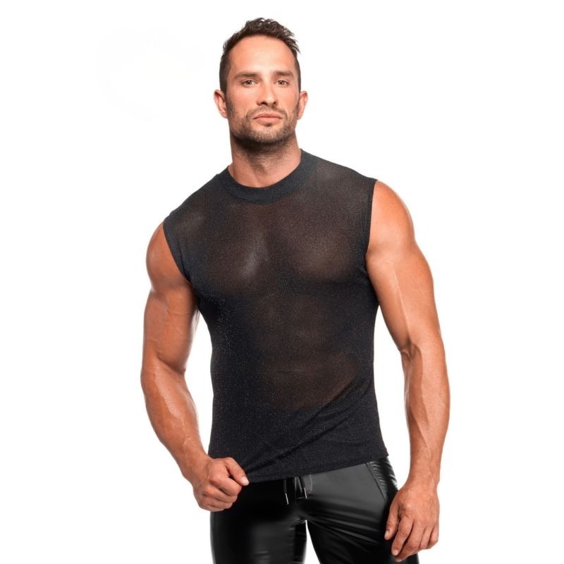 Onyx Skin Tank Briefs by Noir Handmade - Mens Briefs And Boxers