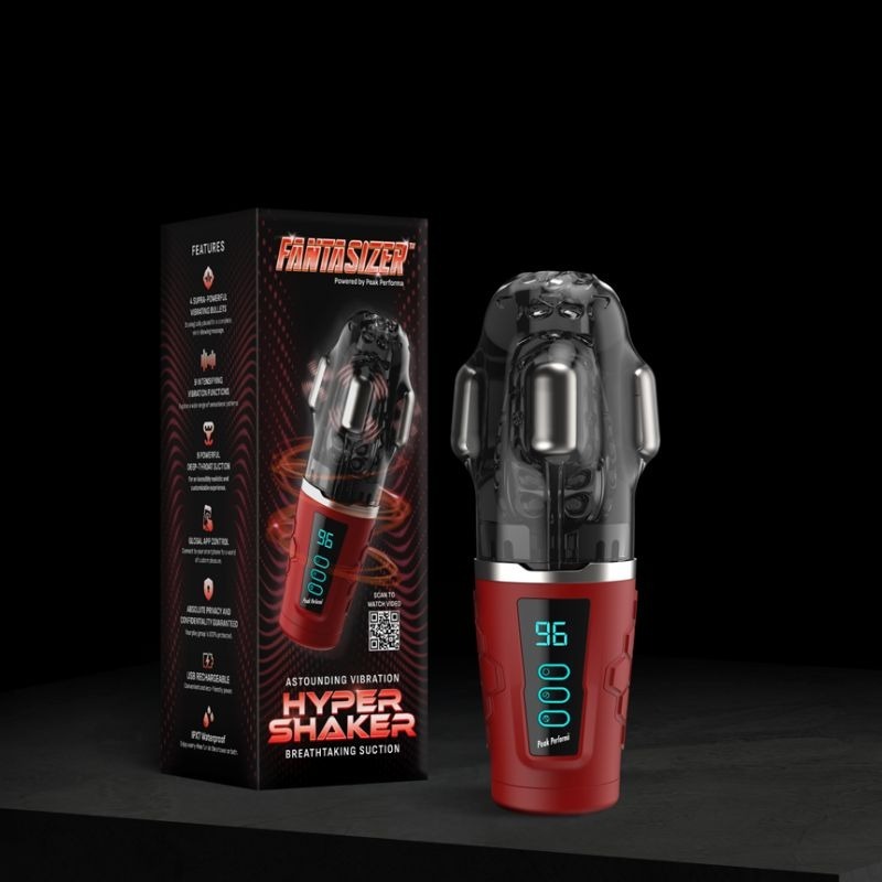 Hypershaker Automatic App Controlled LCD Masturbator - Masturbators and Strokers