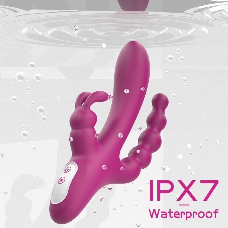Joker Triple Ecstasy Vibrator by S-Hande - Rabbit Vibrators