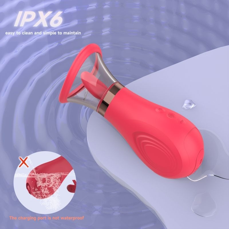 Sybil 3-in-1 Sucking Licking Tickling Stimulator Clit - Clit Ticklers and Pulsators