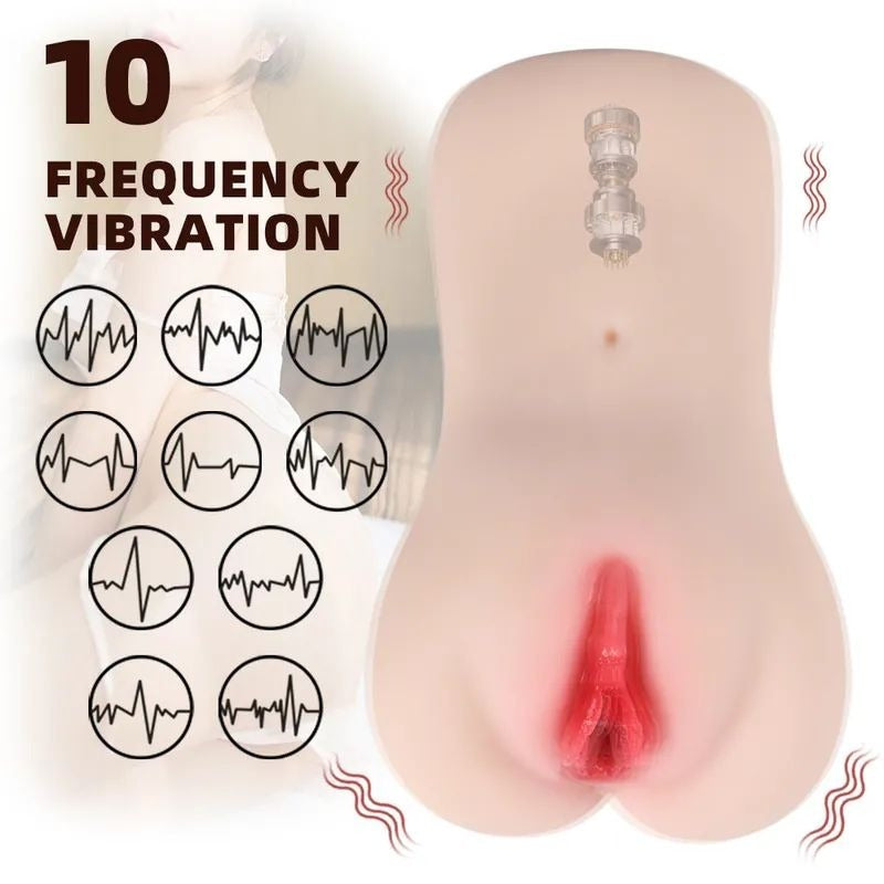 Eden Vibrating Vaginal Masturbator by XISE - Masturbators and Strokers