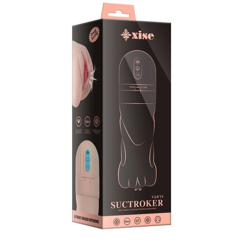 Suctroker Dual Density Sucking Vaginal Masturbator V2.0 - Masturbators and Strokers