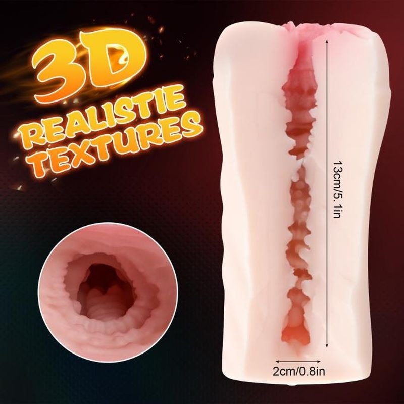 Penny Pussy Dual Layer Vibrating Masturbator by XISE - Masturbators and Strokers
