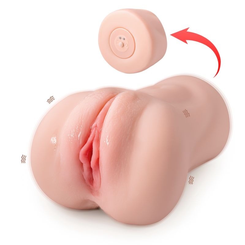 Elaine Realistic Vibrating Sucking Vaginal Masturbator - Masturbators and Strokers