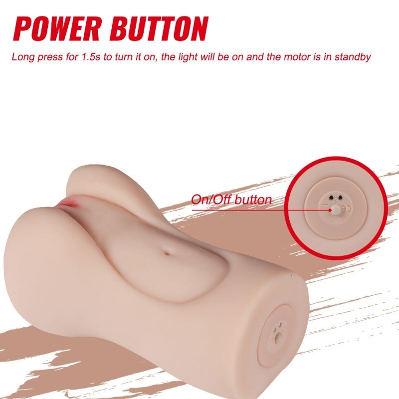 Aggie Realistic Vibrating Vaginal Masturbator by XISE - Masturbators and Strokers