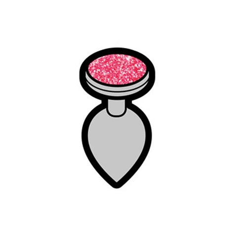 Gem Butt Plug Enamel Pin by Wood Rocket - Party Gifts and Novelties