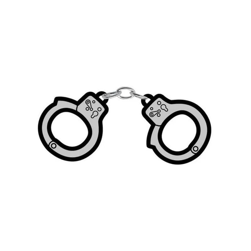 Handcuffs Enamel Pin Party Gift by Wood Rocket - Party Gifts and Novelties