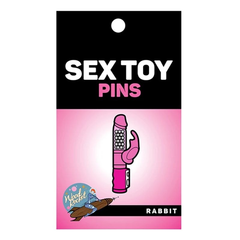 Rabbit Enamel Pin Party Gift by Wood Rocket - Party Gifts and Novelties