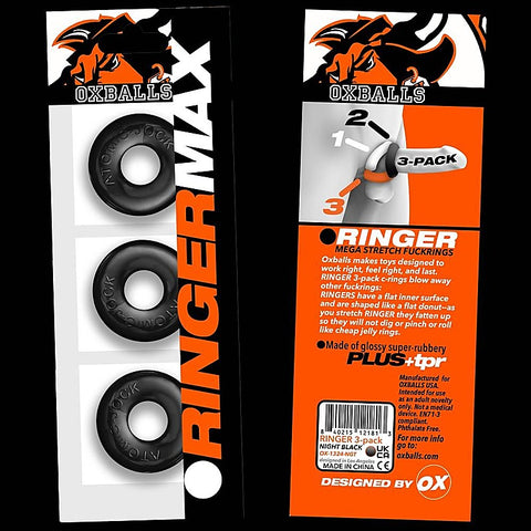 Ringer Max Cockring Set by Oxballs - Cock Ring Sets