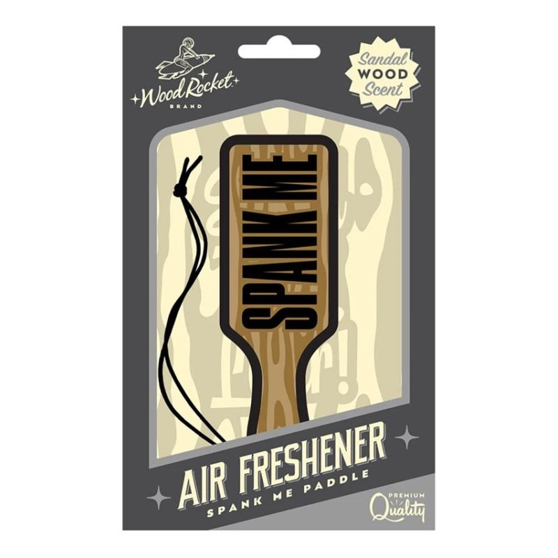Spank Me Paddle Air Freshener by Wood Rocket - Party Gifts and Novelties