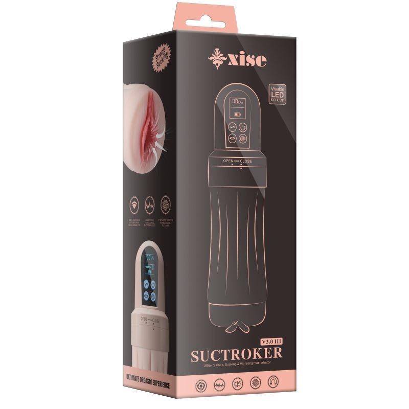 Suctroker Dual Density Sucking Vaginal Masturbator V3 - Masturbators and Strokers