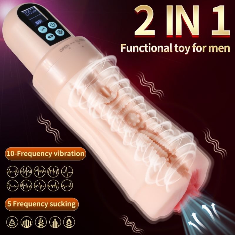 Suctroker Dual Density Sucking Vaginal Masturbator V3 - Masturbators and Strokers