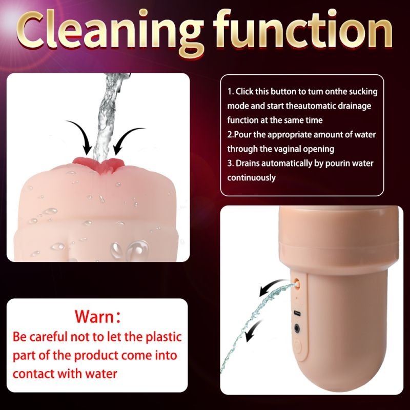 Suctroker Dual Density Sucking Vaginal Masturbator V3 - Masturbators and Strokers