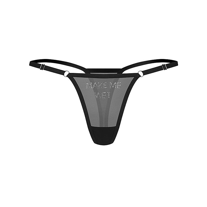 Make Me Wet Thong Panties by Obsessive Lingerie - G-Strings, Panties and Shorts