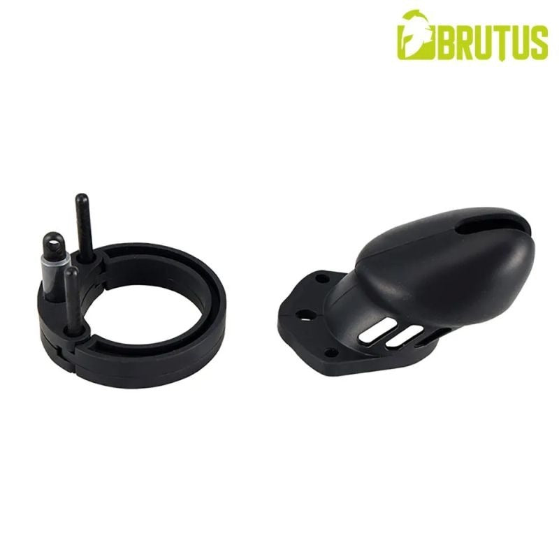Denial Silicone Chastity 2 Cage Set by Brutus - Male Chastity